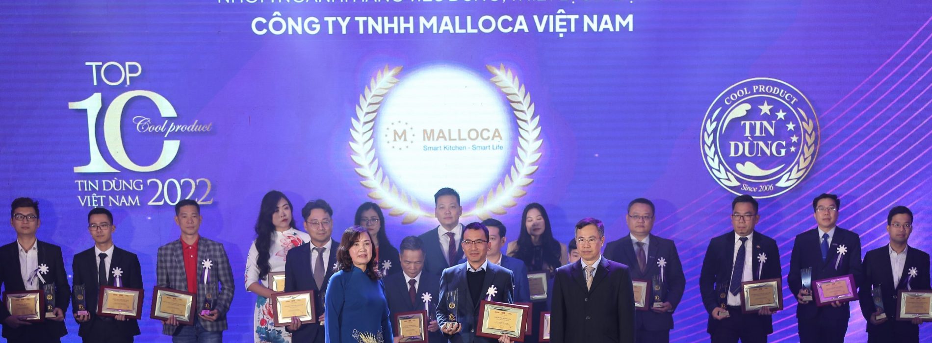 Malloca được vinh danh top 100 sản phẩm – dịch vụ tin dùng Việt Nam 2022
